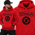 BLUZA Z KAPTUREM NA SIŁOWNIĘ  EAT SLEEP GYM CZARNY NAPIS